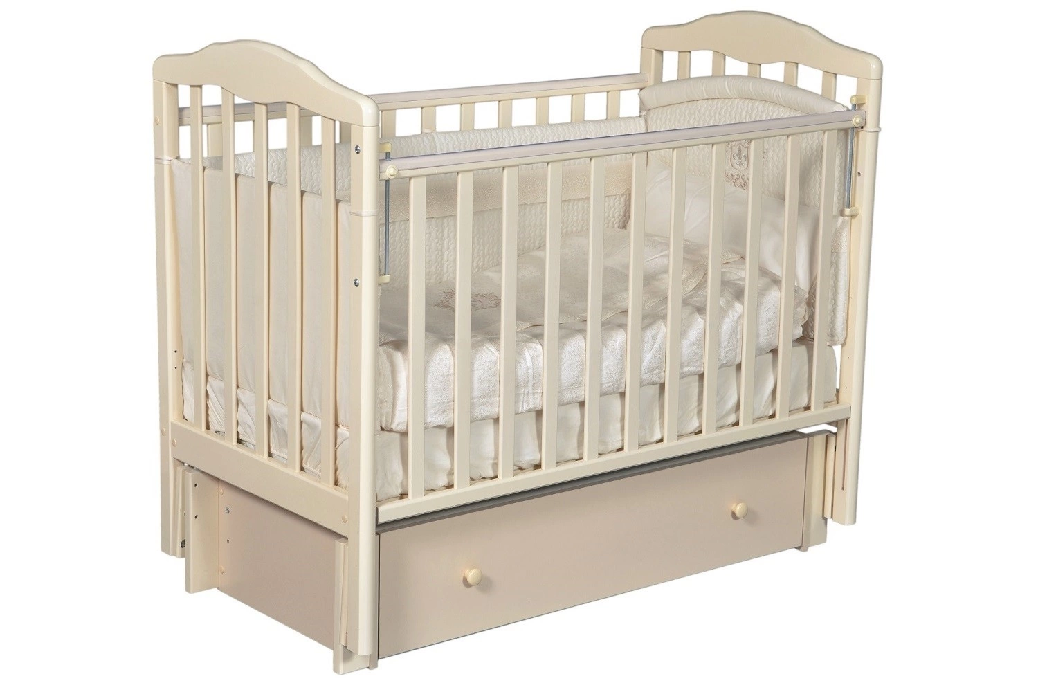 Кроватка "Алита 4/6" (универсальный маятник, ящик)