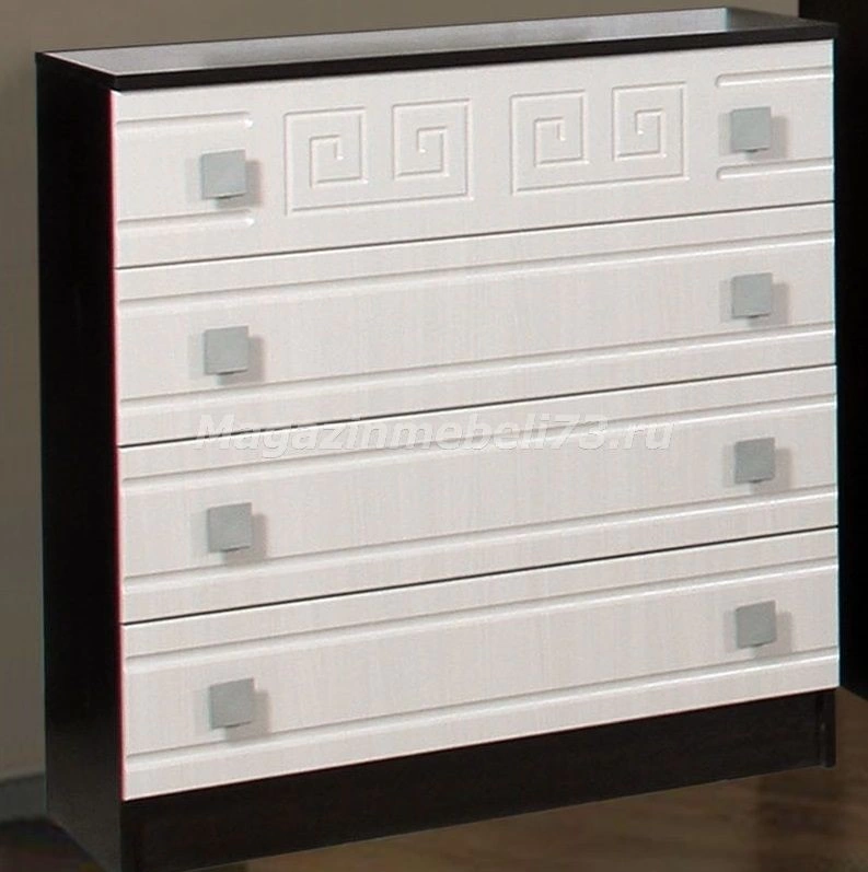 Афина Комод 4 Ящика МДФ (Ш-900 х В-900 х Г-450 мм)/Разные Цвета