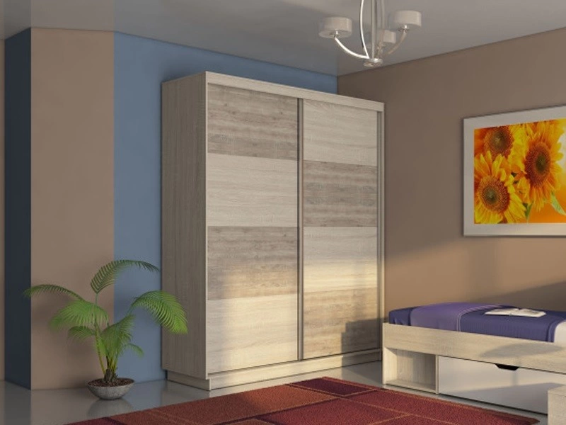 Шкаф-Купе Гринвуд Дуб Сонома (Ш-1200/1400/1600/2000 мм x В-2196 x Г-586 мм)