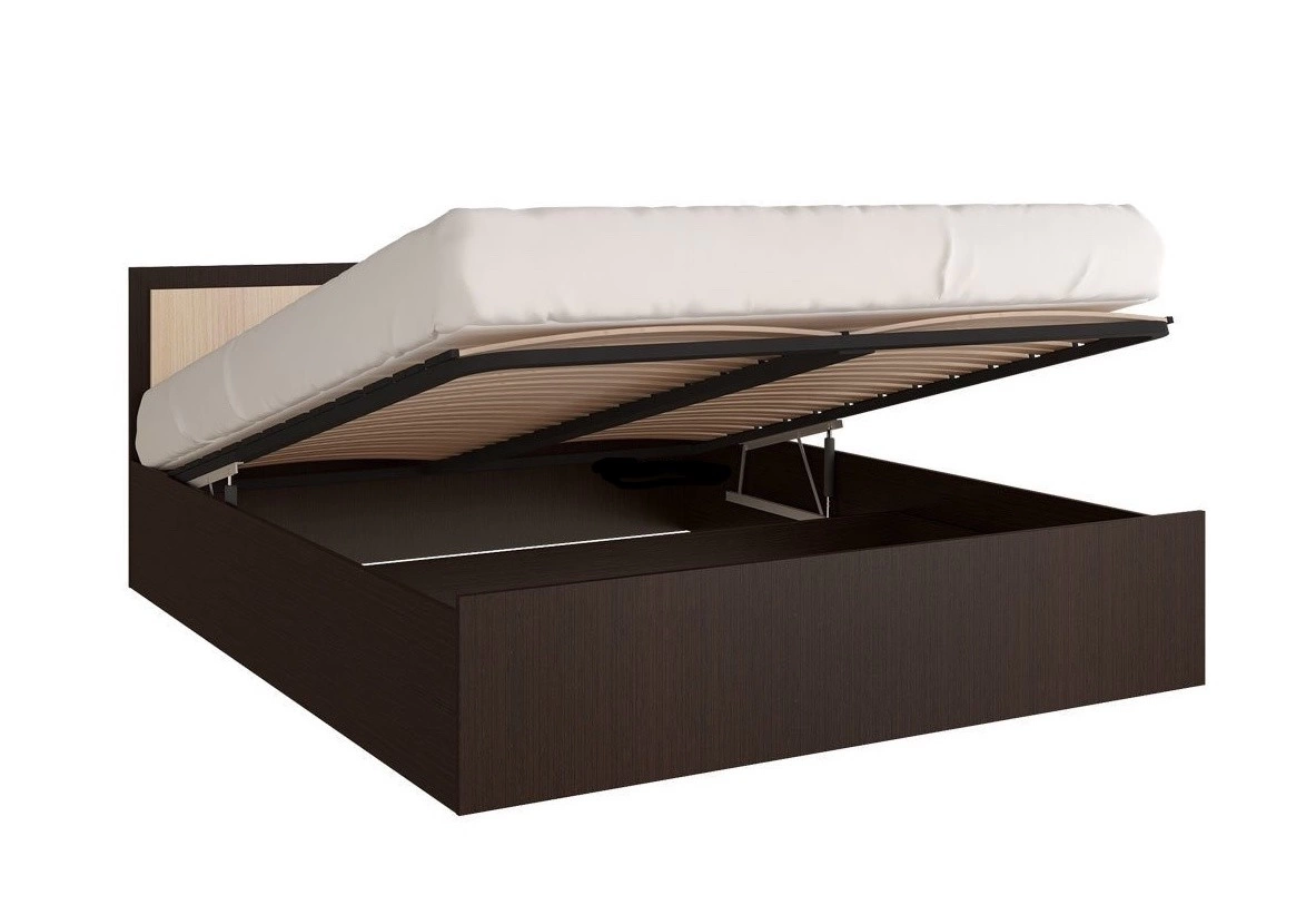 Кровать Фиджи с Подъемным Механизмом (Ш-1445/1645 х В-916 х Г-2042 мм)/Разные Цвета