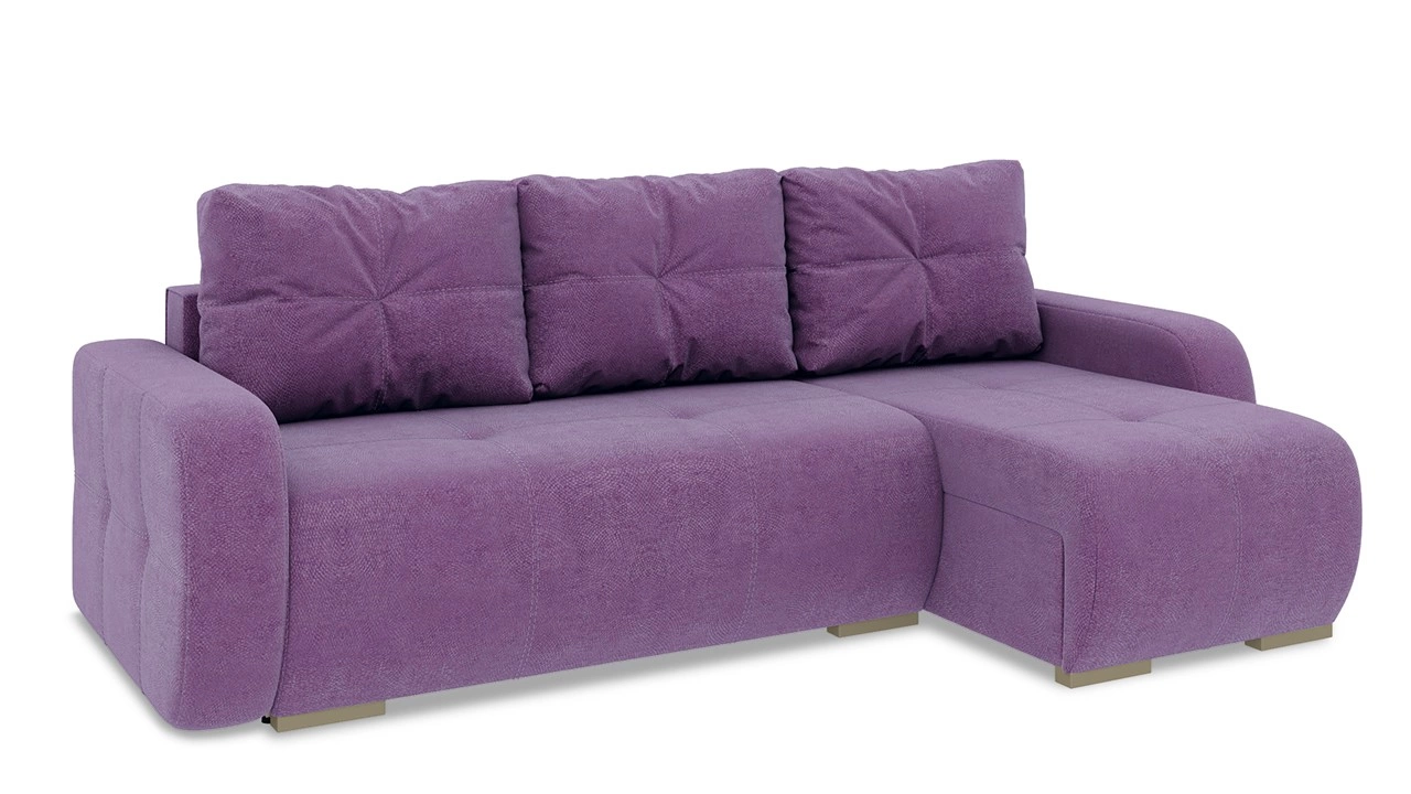 Диван Угловой «Томас Т1 Разные Цвета/Д-2600 х Ш-1550 х В-830 мм