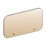 Карина Бортик для Кровати КБ-1001 (В-420, Ш-890, Г-16)