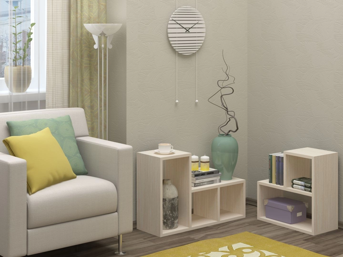 Стеллаж №66/Разные Цвета