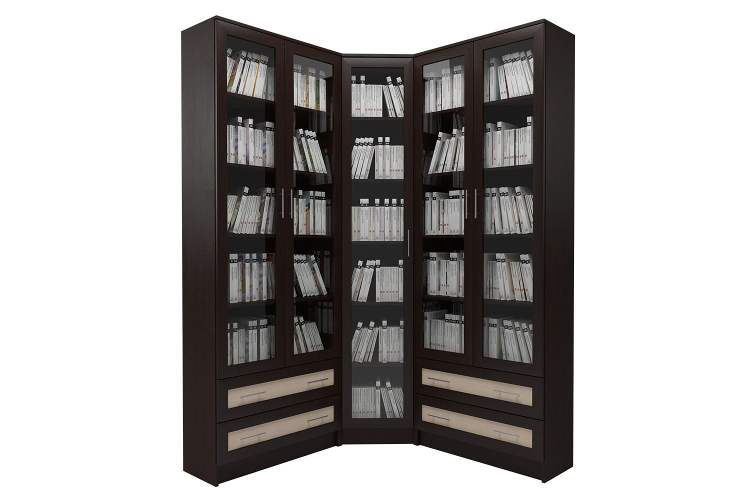 Книжный шкаф Мебелайн-39