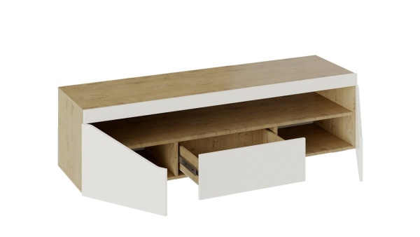 Тумба для ТВ «Мартини» (Бунратти/ Слоновая Кость)/Ш-1500 × В-444 × Г-465 мм