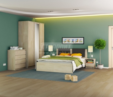 Веста набор для спальни с шкафом 3-х дверным