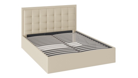 Кровать «Ника» c мягкой обивкой и подъемным механизмом/Разные Цвета