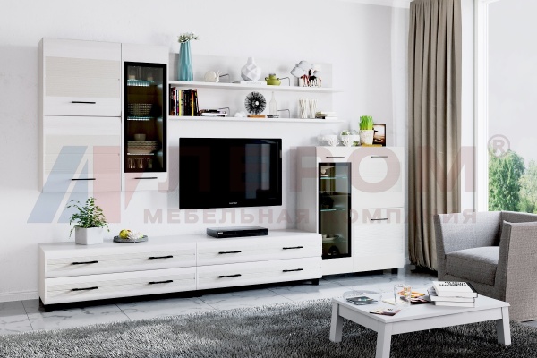 Гостиная-Стенка Камелия №6 (В-2172 х Ш-3060 х Г-452 мм)