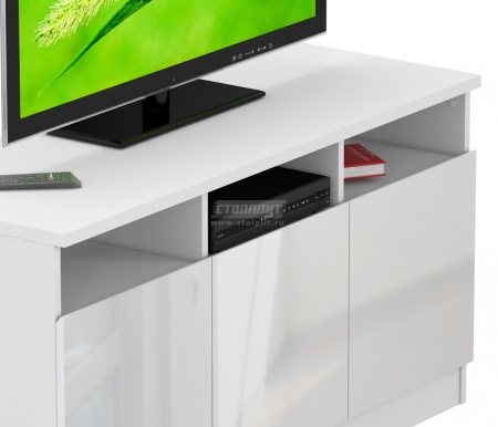 Тумба ТВ Медея СБ-2495 Белый/Ш-1200 X В-620 X Г-440 мм