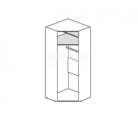 Гретта СБ-961 Шкаф угловой