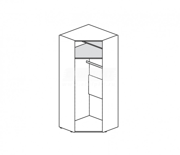 Гретта СБ-961 Шкаф угловой