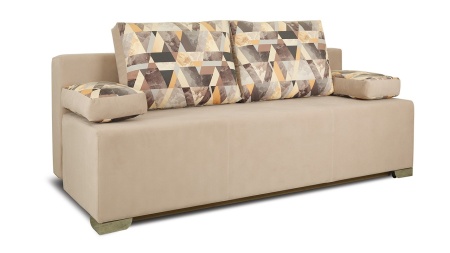 Диван «Дерби» (Maserati 04 (велюр) капучино, подушка Urban (велюр) Snow)/Д-1940х Ш-860х В-760мм