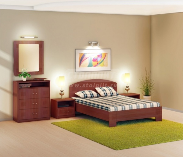 Сити Вишня Спальня Набор 1