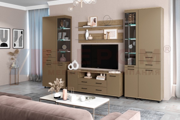  корпус Гикори Джексон Светлый, фасад Латте Матовый