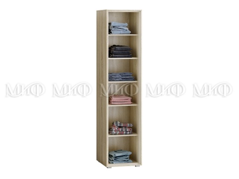 Пенал Формула МДФ Сонома/Белый Глянец (Ш-500 мм x В-2150 мм x Г-560 мм)