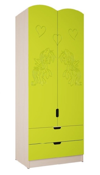 Детский Гарнитур Юниор-3 Разные Цвета и Рисунок/Ш-3235 мм x Г-850 мм х В-2050 мм