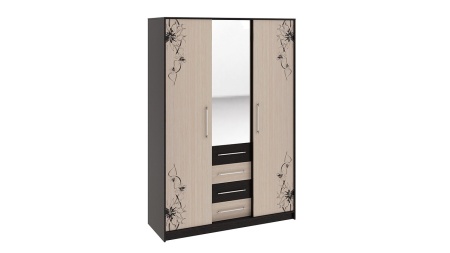 Спальный Гарнитур Мадлен №2 Венге Цаво/Дуб Белфорт с Рисунком
