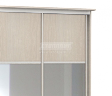 Шкаф 3-х дверный СБ-1087БП Дуб Молочный