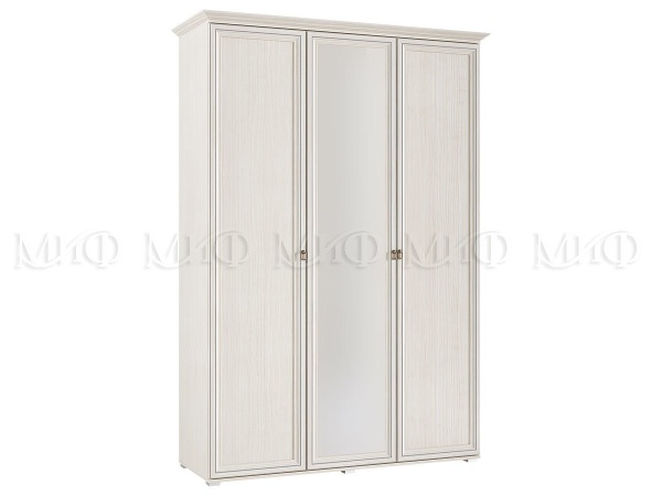 Шкаф 3-х Створчатый Элит-2 с Зеркалом МДФ (Ш-1500 мм x В-2236 мм x Г-528 мм)/Разные Цвета