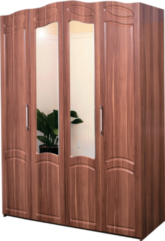 Клеопатра Шкаф 4-х Створчатый МДФ  (Ш-1600 х В-2180 х Г-500 мм)/Разные Цвета