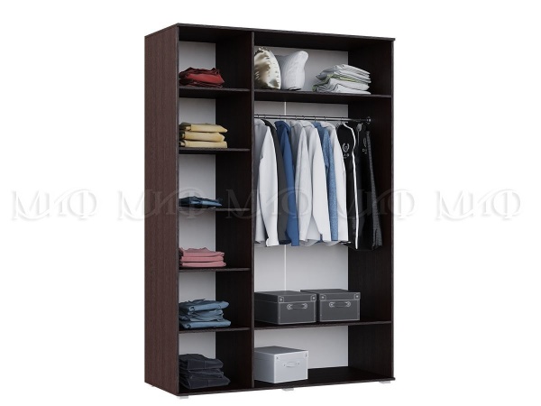 Шкаф 3-х Створчатый Ницца-1 ( Ш-1500 мм x В-2236 мм x Г-524 мм)/Разные Цвета