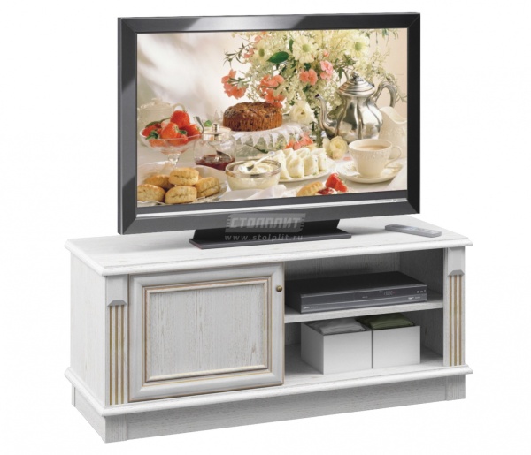 Тумба ТВ Версаль СБ-2049 Белый Ясень/Ш-1200 X В-530 X Г-440 мм