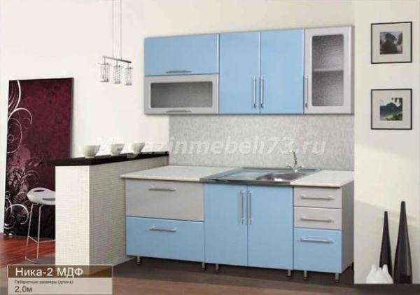 Кухонный Гарнитур Ника -2 МДФ 2,0м