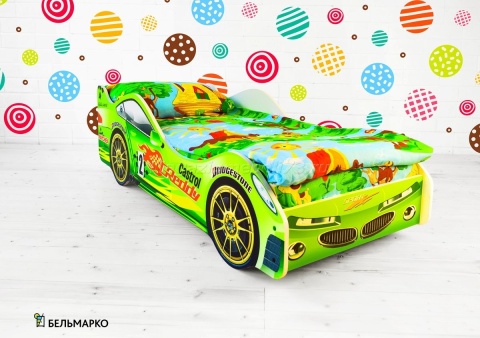 Детская кровать-тачка ВИХРЬ