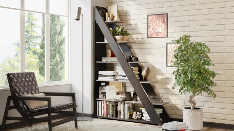 Стеллаж тип 14 Венге Цава/Дуб Белфорт