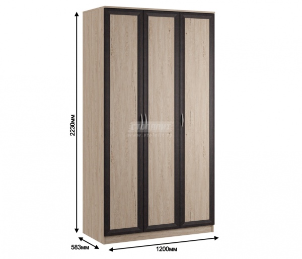 Джорджия  СБ-2279 Шкаф 3-х дверный