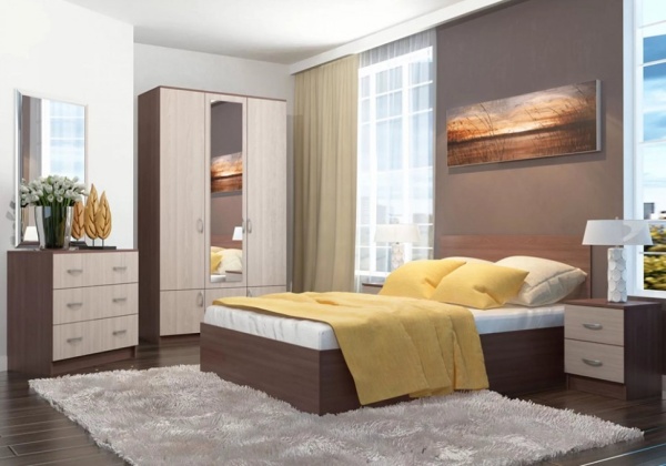 Спальный Гарнитур Рига №3/Разные Цвета
