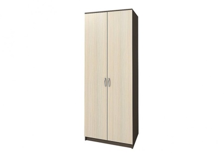 Шкаф Рига 2-х Створчатый ШК-2 (Полка +Штанга)/Разные Цвета (Ш-800 х В-2120 х Г-520 мм)