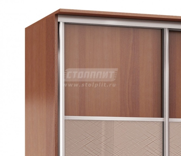 Шкаф 2-х дверный СБ-1083БП Яблоня