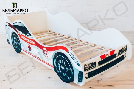 Детская кровать-тачка МЕДПОМОЩЬ