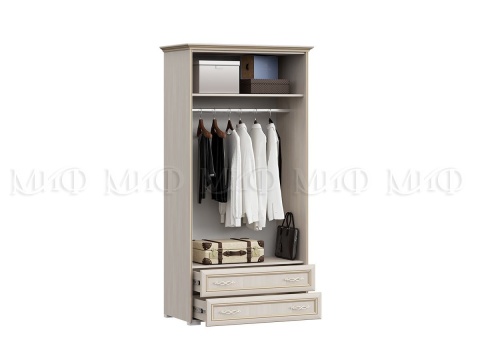 Шкаф 2-х Створчатый Пандора МДФ (Ш-1040 x В-2064 x Г-552 мм) Сандал Светлый