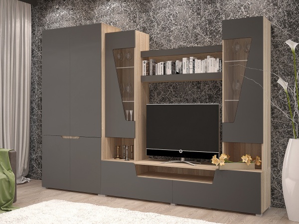 Гостиная Амстердам МДФ №3